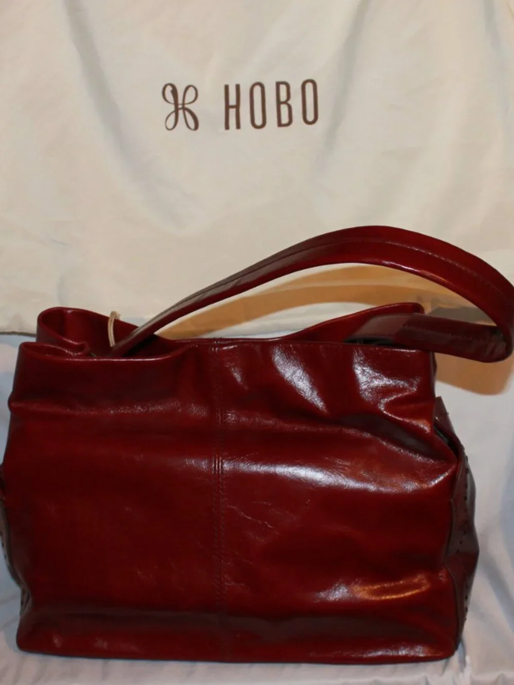 HOBO Seneca Shoulder Bag in a Saddleberry color - Picture 2 of 4